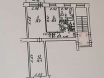 3-к. квартира, 60 м², 3/3 эт.