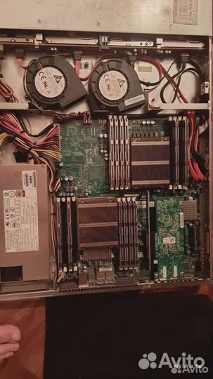 Сервер Supermicro(Xeon e5 2670v2*2, 128gb, 1tb*2)