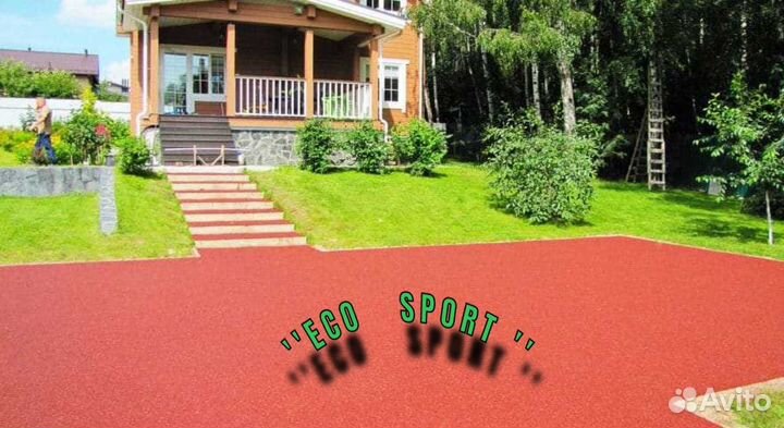 Резиновое покрытие для детских площадок