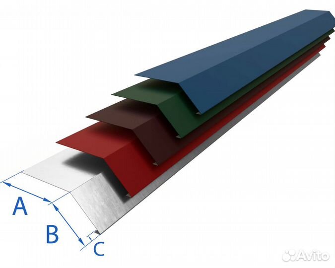 Планка карнизная, в наличии и под заказ