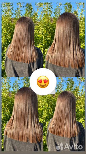 Кератиновое выпрямление волос