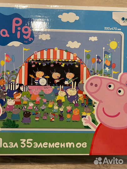 Игрушка пазлы Свинка пеппа