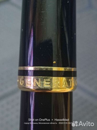Ручка Generation-montblanc с золотым напылением