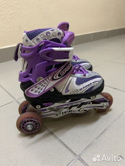 Роликовые коньки детские раздвижные