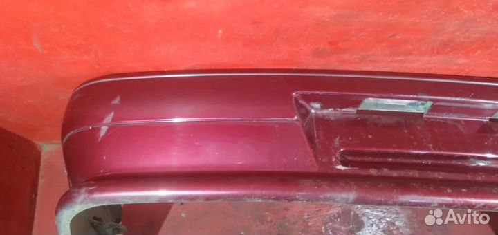 Ваз 2115 бампер задний вишневый дефект