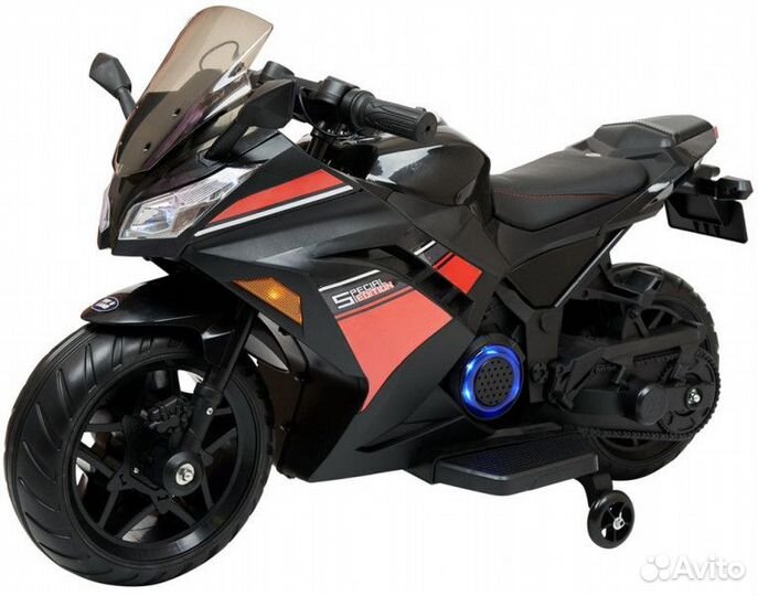 Детский электромотоцикл Kawasaki Ninja Black