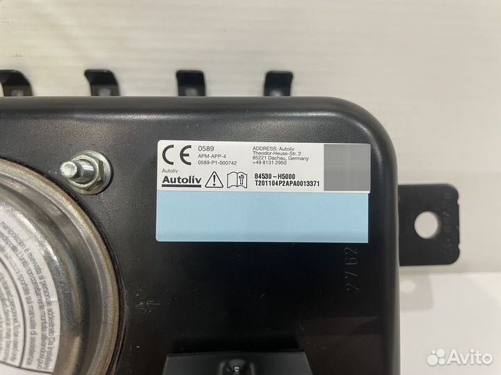 Подушка безопасности на hyundai solaris 2