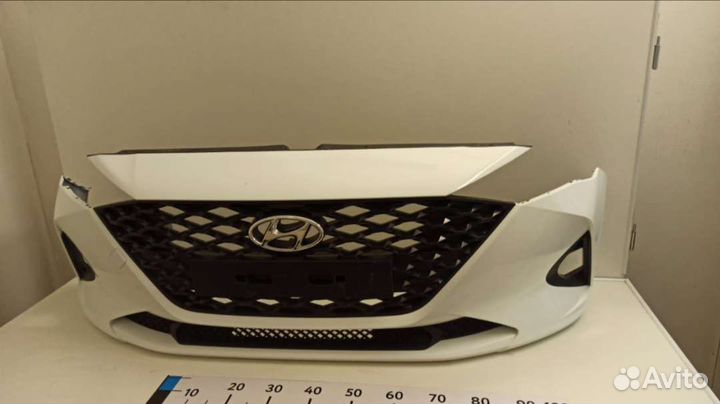 Бампер передний Хендай Солярис 2 рестайлинг 2020