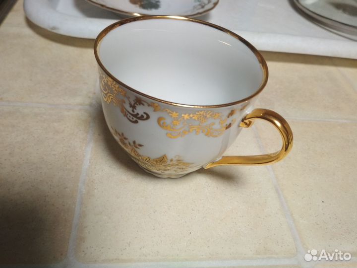 Чайный сервиз чехия 6 чашек