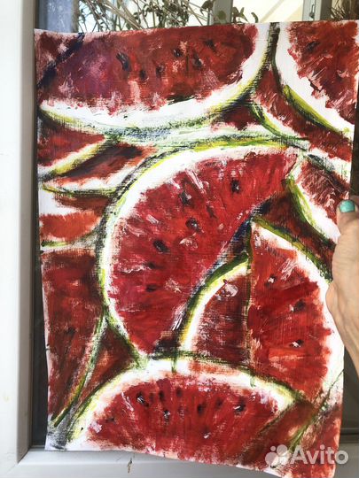 Картина маслом «Арбузы «