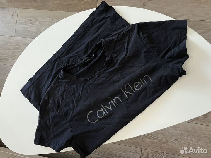 Спортивные штаны и футболка CK оригинал