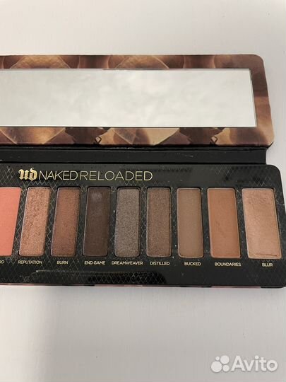 Палитра теней Urban decay naked reloaded