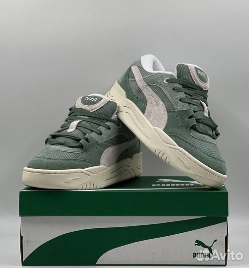 Puma 180 Corduroy Green White