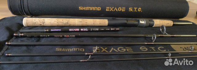 Спиннинг shimano exage stc 2.10-2.40, 10-30г
