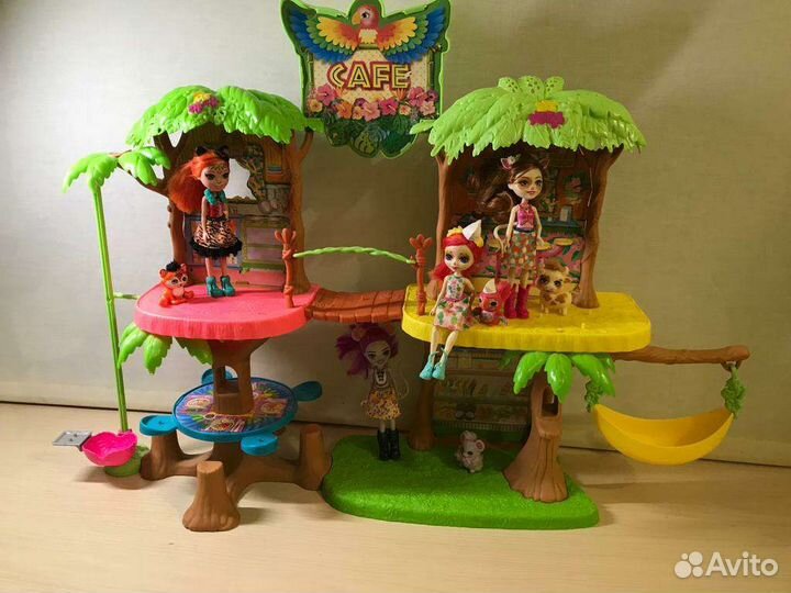 Enchantimals кафе (дом) и куклы