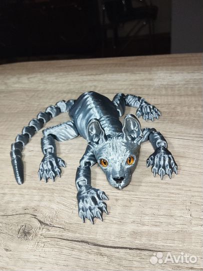 Кот игрушка сфинкс 3D печать
