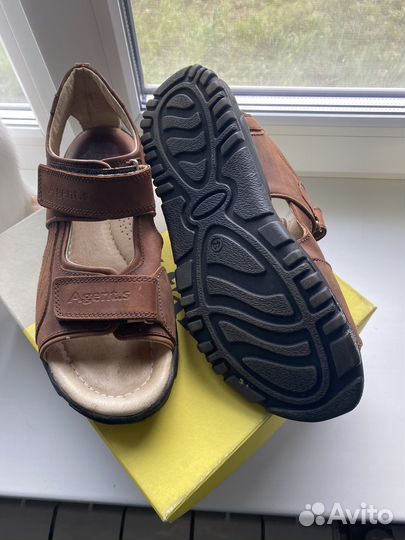 Сандалии мужские кожаные