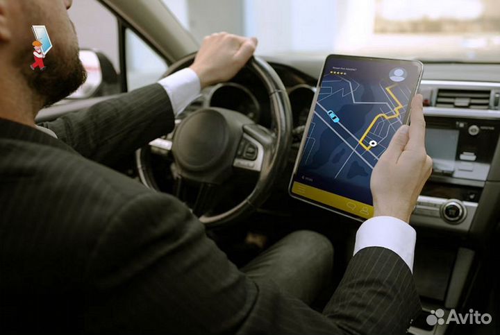 Водитель на своем транспорте