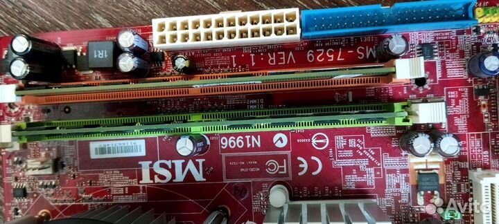 Комплект материнская процессор оперотива и карты
