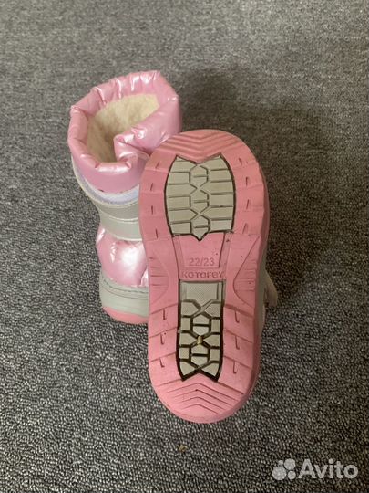 Ботинки зимние для девочки 22 - 23 раз