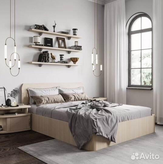 Кровать двухспальная 160 /200, деревянная