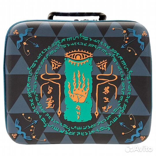 Чехол-сумка для консоли и аксессуаров Storage Bag для Ninetdno Switch (Tears of Kingdom) (синий)