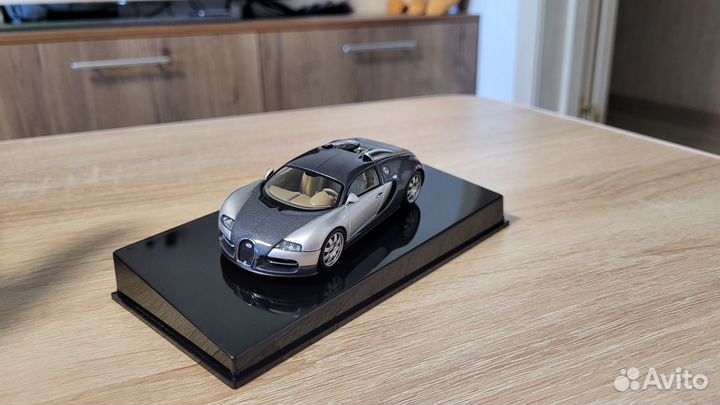 Bugatti EB 16.4 Veyron Showcar, Grey 1/43 AutoArt