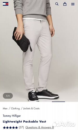 Мужской жилет Tommy Hilfiger оригинал