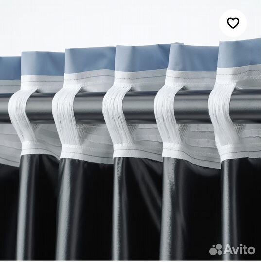 Шторы блэкаут IKEA Bengta 210x250