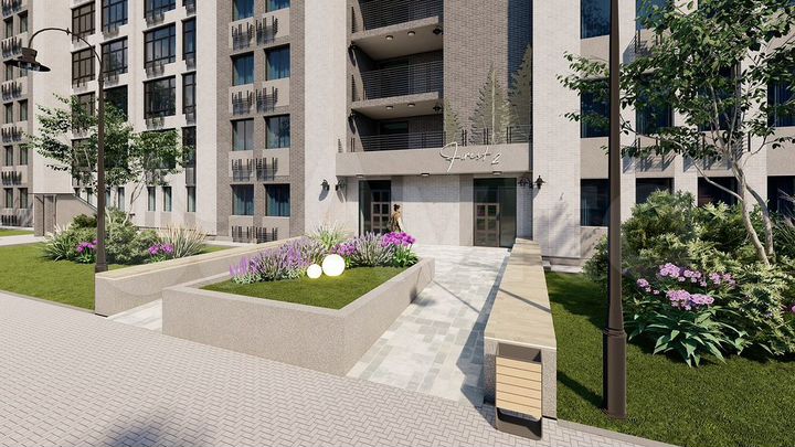 2-к. квартира, 66,6 м², 2/10 эт.