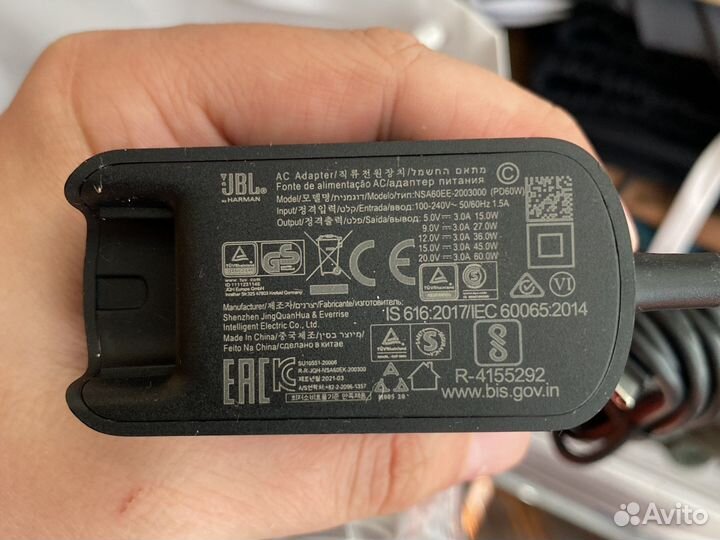 Блок питания для JBL Xtreme 3, оригинал, новая