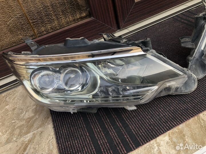 Фары двухлинзовые на toyota camry 55