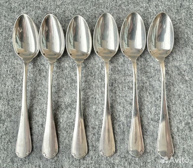 Ложки чайные, посеребрение, christofle