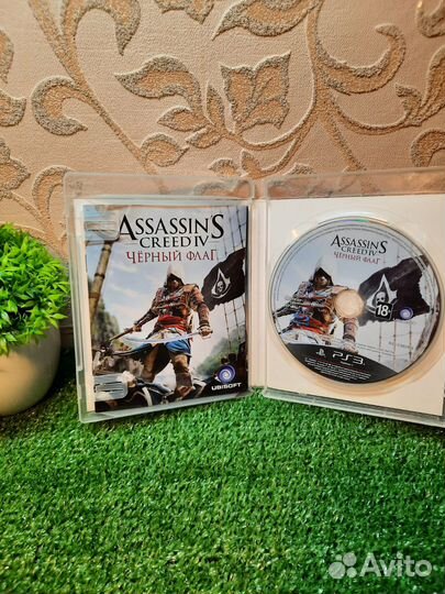 Диск Assasin's Creed IV Черный флаг на ps3