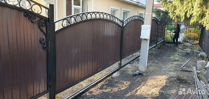 Заборы из профнастила под ключ