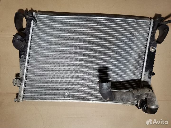 Радиатор основной Дефект Mercedes w220 s430