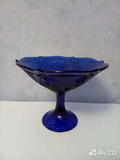 Ваза для фруктов Неман, сзо СССР винтаж