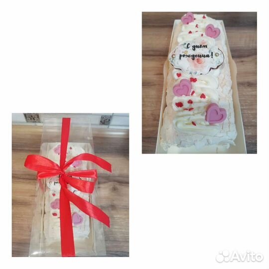 Меренговый рулет