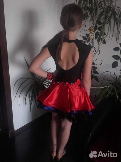 Платье для спортивных бальных танцев латина.Торг