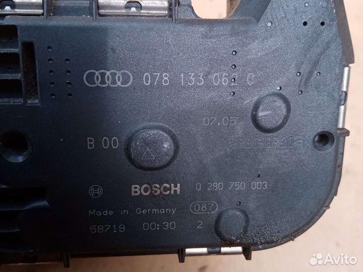 Дроссельная заслонка Audi A6 C6 2.4 BDW