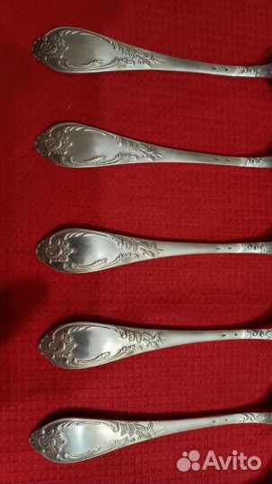 Серебряные столовые ложки ссср, 916 пробы, звезда