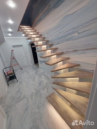 Ступени для лестницы из дуба