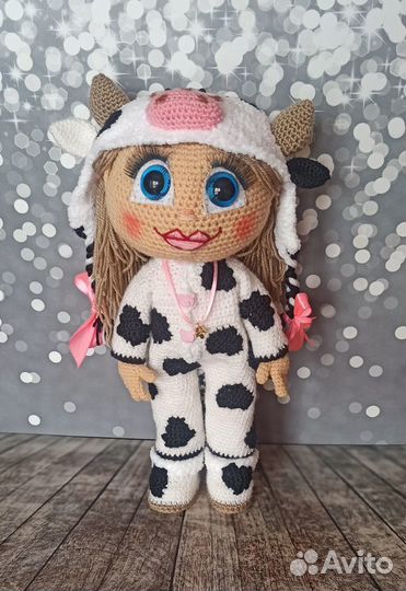 Кукла в костюме Коровки