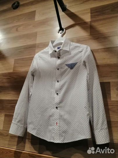 Рубашка школьная 134