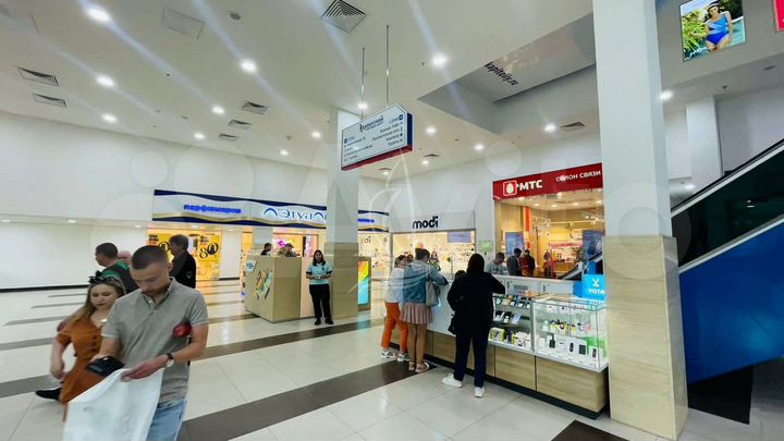 Торговая площадь, 65 кв.м в крупном ТЦ