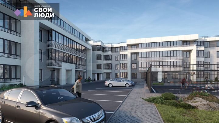 1-к. квартира, 33,4 м², 3/4 эт.