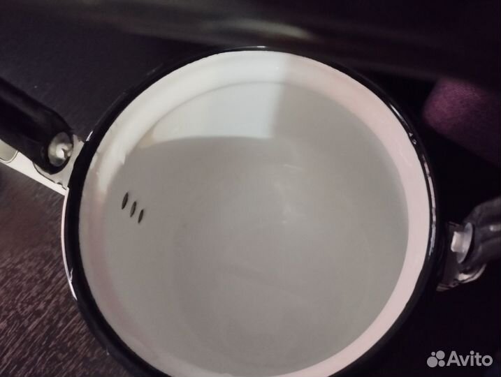 Чайник эмалированный новый