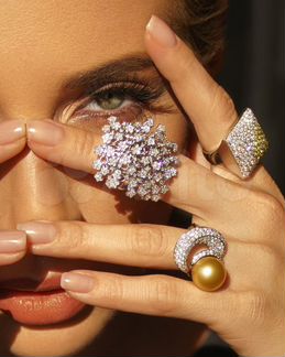 Золотое кольцо с бриллиантами Pasquale Bruni