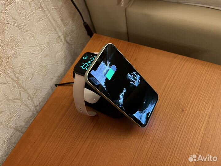 Беспроводная зарядка 3 в 1 для apple, док станция