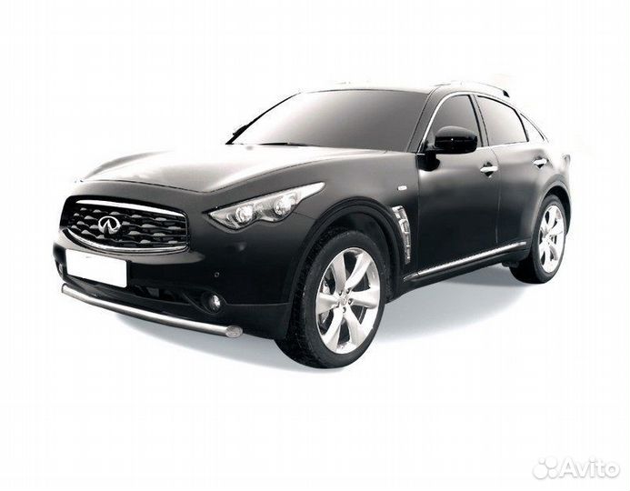 Защита переднего бампера Infiniti FX-35; FX-50 (20